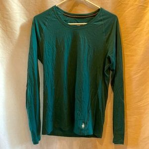 Smartwool hunter green long sleeve shirt, women’s large
